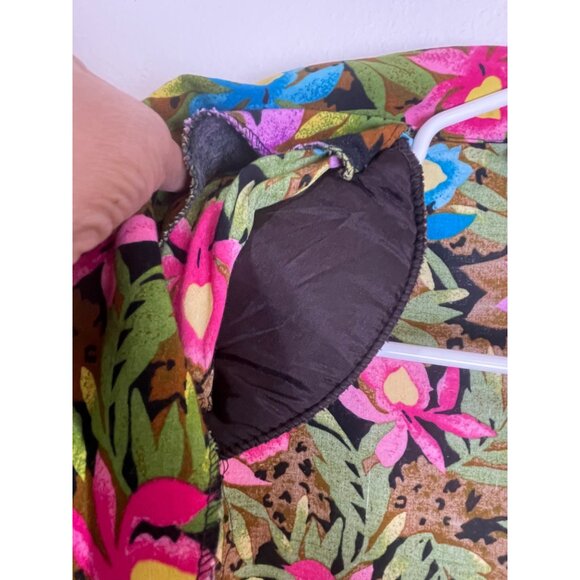 Block Island Petites By Marina Pappas Women's Floral Blazer Size 5 Vintage - Picture 7 of 7